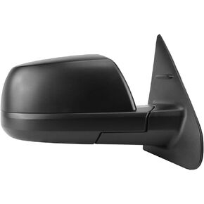 Fit System - 70154T Driver Side Mirror for Toyota Tundra SR/ SR5 Model, Textured Black, w/o Lane Change Assist, Foldaway, Heated Power