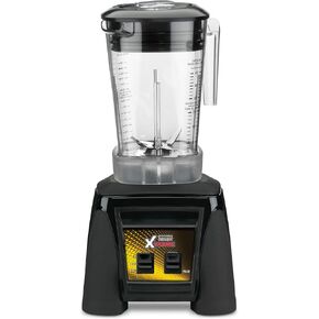 Waring Commercial MX1000XTS 3.5 HP Blender with Paddle Switches, Pulse Feature and a 64 oz. Stainless Steel Container, 120V, 5-15 Phase Plug, Black