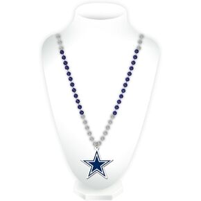 Rico Industries NFL Sports Fan Shop Team Logo Mardi Gras Style Beads