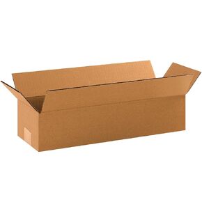 18 x 6 x 4 Corrugated Cardboard Boxes, Long 18"L x 6"W x 4"H, Pack of 25 | Shipping, Packaging, Moving, Storage Box for Home or Business, Strong Wholesale Bulk Boxes