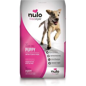 Nulo Puppy Food Grain Free Dry Food With Bc30 Probiotic And Dha (Salmon And Peas Recipe, 4.5Lb Bag)