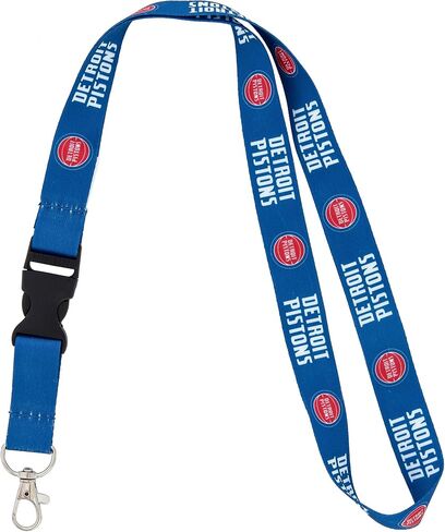 سلسلة مفاتيح Desert Cactus Detroit Pistons Lanyard قابلة للفصل، NBA الانفصالية، إبزيم كبس، الرابطة الوطنية لكرة السلة، مفاتيح السيارة، حامل شارة الهوية (الحبل 1) in Saudi Arabia