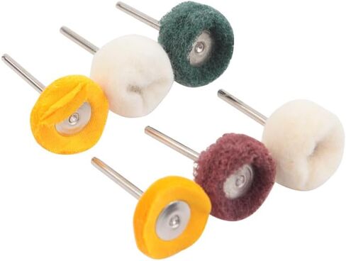 30Pcs Polishing Wheel Set,Mini scouring pad Brush Polishing kit,1 Inch Buffing Polishing Wheel Set with 1/8 Inch Shank,for Power Rotary Tool, Rust Removal, Polishing. in Saudi Arabia