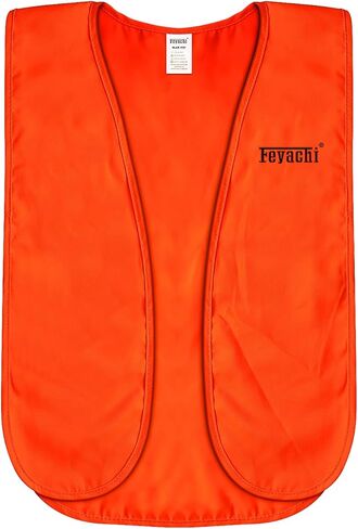 سترة الصيد Feyachi للبالغين من الجنسين باللون البرتقالي لتعزيز السلامة، والبقاء آمنًا ومرئيًا in Kuwait