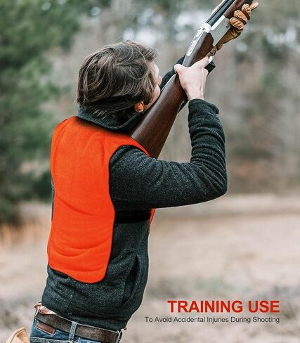 سترة الصيد Feyachi للبالغين من الجنسين باللون البرتقالي لتعزيز السلامة، والبقاء آمنًا ومرئيًا in Kuwait