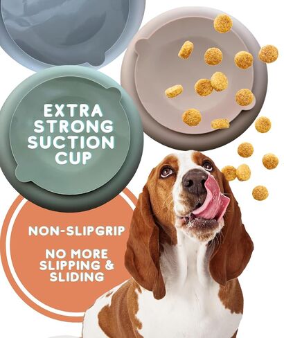 Honeycomb Whale Grub Mat For Dogs & Cats With Suction Cups- Silicone 2 in 1 Dog Slow Feeder Bowl - Dog Lick Mat- Non Slip Slow Feeder Bowl For Small Medium Large Breed (Electric Blue) in Saudi Arabia