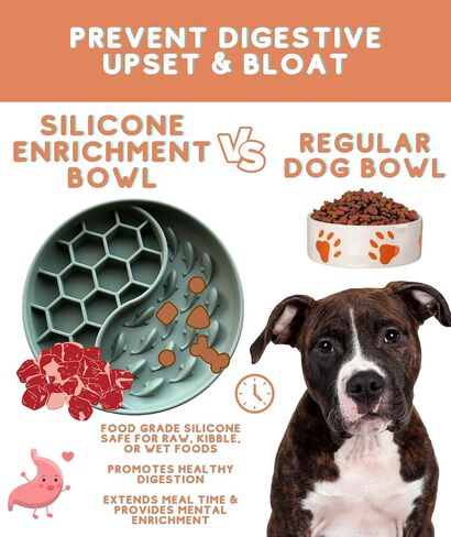 Honeycomb Whale Grub Mat For Dogs & Cats With Suction Cups- Silicone 2 in 1 Dog Slow Feeder Bowl - Dog Lick Mat- Non Slip Slow Feeder Bowl For Small Medium Large Breed (Electric Blue) in Saudi Arabia