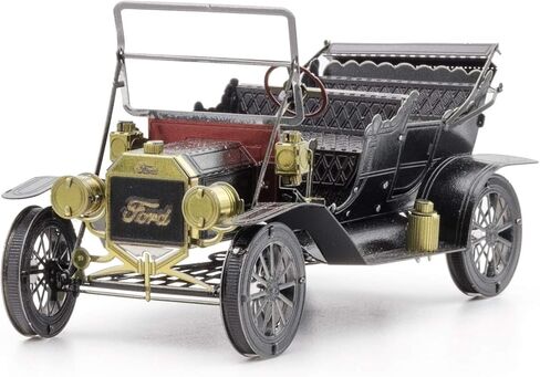 Fascinations Metal Earth 3D Metal Model Kits Ford Set of 6-1908 Model T Dark Green - 1910 Model T - 1931 Model A - 1932 Coupe - 1937 Pickup - 1925 Model T Runabout in Kuwait