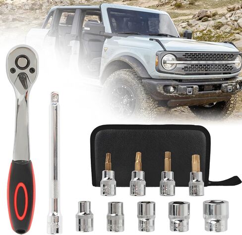 مجموعة أدوات إزالة الطرق الوعرة MAIKER متوافقة مع إطارات احتياطية لإزالة باب Ford Bronco 2021-2023 وأجهزة أخرى لبرونكو in Saudi Arabia