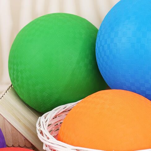 3 ثعالب ملعب الكرة مع مضخة الهواء، 8.5 بوصة نفخ دودج الكرة كرة اليد المطاط كيكبول لا كرات اللدغة للأطفال ألعاب الكرة الصالة الرياضية معسكرات اليوغا تمارين داخلي في الهواء الطلق الأخضر in Kuwait