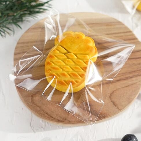 Qtop Cookie Bags 120 pcs Candy Bags Clear Plastic Bags 5" x 7" -1.57 mils Thick Self Sealing OPP Cello Bags, Self Adhesive Bags for Bakery Cookies Goodies Favor Decorative Wrappers in Saudi Arabia