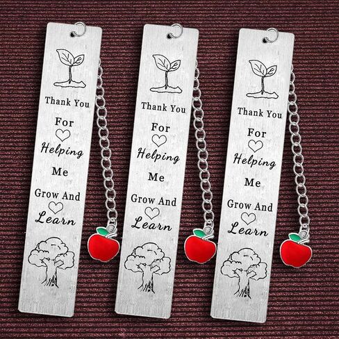 3 PC Teacher Bookmark Gifts Appreciation Gifts for Teacher Thank You Gifts Thank You Teacher Gifts Bookmark for Teacher Birthday Retirement Teachers Day Gifts from Teacher in Saudi Arabia