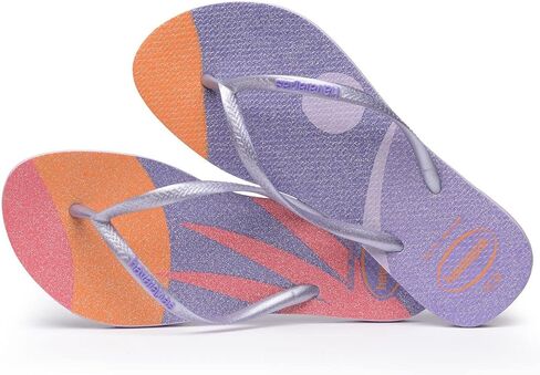 صندل Havaianas Slim Palette Glow Flip Flop أرجواني هادئ 35/36 البرازيل (الرجال الأمريكي 4/5، النساء 5/6) M in Saudi Arabia