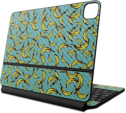 Skin Compatible with Apple Magic Keyboard for iPad Pro 13‑inch (M4) 2024 - Black Gator Skin - Premium 3M Vinyl Protective Wrap Decal Cover - Easy to Apply | Crafted in The USA by MightySkins in Kuwait