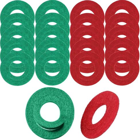 Battery Terminal Anti Corrosion Washer Fiber Battery Terminal Protector, 20 PCS Car Battery Corrosion Prevention Shim, 10 Red and 10 Green in Saudi Arabia
