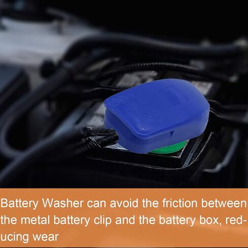 Battery Terminal Anti Corrosion Washer Fiber Battery Terminal Protector, 20 PCS Car Battery Corrosion Prevention Shim, 10 Red and 10 Green in Saudi Arabia