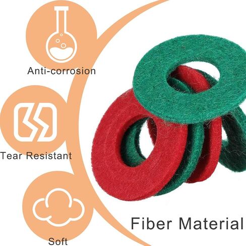 Battery Terminal Anti Corrosion Washer Fiber Battery Terminal Protector, 20 PCS Car Battery Corrosion Prevention Shim, 10 Red and 10 Green in Saudi Arabia