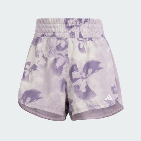 adidas Women's Pacer Essentials All Over Printed Flower Tie-dye Knit Shorts in Saudi Arabia