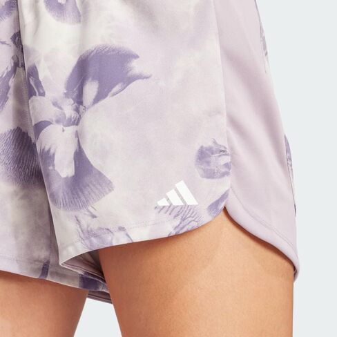 adidas Women's Pacer Essentials All Over Printed Flower Tie-dye Knit Shorts in Saudi Arabia