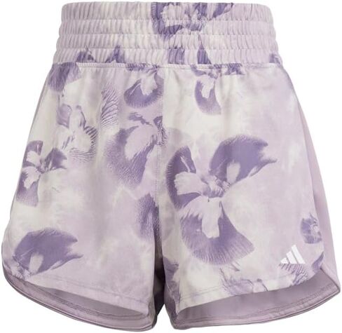 adidas Women's Pacer Essentials All Over Printed Flower Tie-dye Knit Shorts in Saudi Arabia