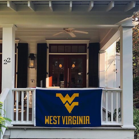 Desert Cactus West Virginia University Flag Mountaineers Banners 100% Polyester Indoor Outdoor 3x5 feet Flags (Style 5) in Saudi Arabia