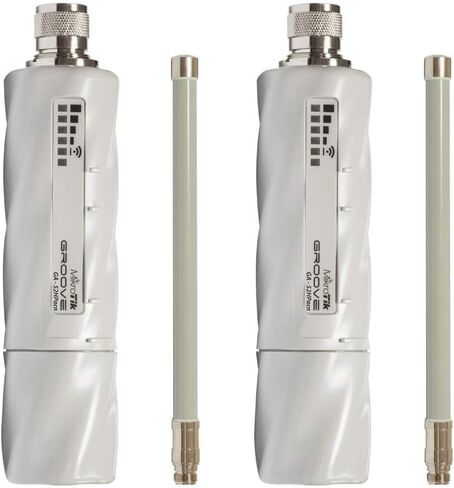 Mikrotik GrooveA 52 ac RBGrooveGA-52HPacn-US وحدتان 2.4/5 جيجا هرتز CPE مع 802.11ac وGigabit Ethernet مع هوائي Omni in Saudi Arabia