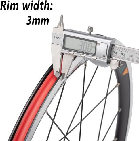 BUCKLOS Folding Bike Wheelset 20 inch 406 451 Black/Red Aluminum Alloy Wheels, V Brake/Disc Brake Quick Release 20H Bicycle Wheelset for 7 8 9 10 11 Speed Cassette in Saudi Arabia