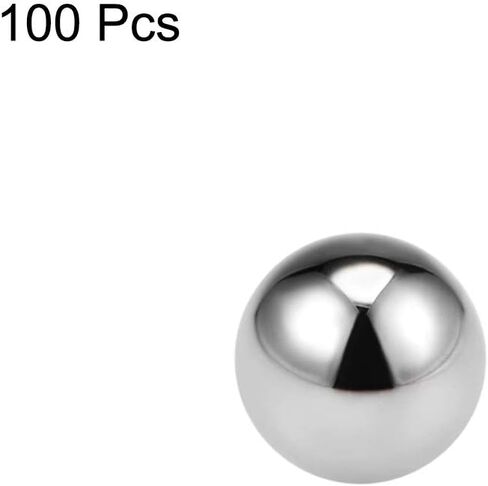 uxcell Precision Balls 12mm Solid Chrome Steel G10 for Ball Bearing Keychain Wheel 100pcs in Saudi Arabia