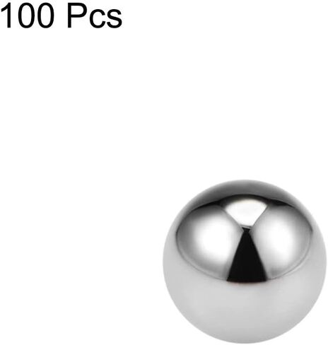 uxcell Precision Balls 12mm Solid Chrome Steel G10 for Ball Bearing Keychain Wheel 100pcs in Saudi Arabia