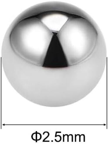 uxcell Precision Balls 12mm Solid Chrome Steel G10 for Ball Bearing Keychain Wheel 100pcs in Saudi Arabia
