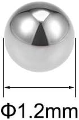 uxcell Precision Balls 12mm Solid Chrome Steel G10 for Ball Bearing Keychain Wheel 100pcs in Saudi Arabia