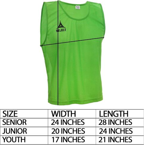 SELECT Scrimmage Vest - Pack of 12(Youth, Junior and Senior sizes) in Saudi Arabia