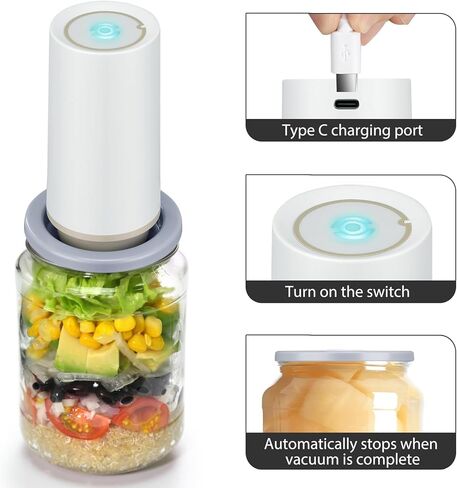 مجموعة أدوات تفريغ الهواء من ميسون مع أغطية بفم عادي وأغطية برطمان واسعة الفم، أغطية فراغ أوتوماتيكية قابلة لإعادة الاستخدام (متعددة الألوان) in Kuwait