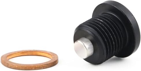 Xitomer M14*1.25p Magnetic Aluminum Oil Drain Plug Drain Bolt Fit for DR650 DR200 96-22 / DL1000 02-22 / LT-A400 02-19 / LT-Z400 09-14 / DR-Z125 03-21, Low Profile Magnetic Oil Drain Plug (Black) in Saudi Arabia