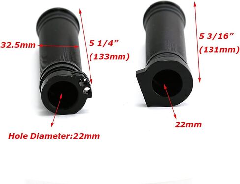 أفضل تصميم مقبض يد للدراجات النارية CNC من سبائك الألومنيوم 22 مم مقبض مقود الدراجة متوافق مع موديلات Harley Street 750 500 (أسود وأبيض) in Kuwait
