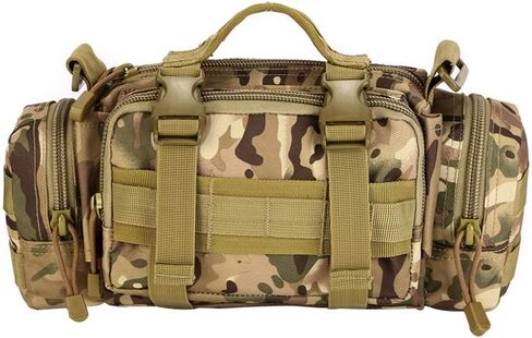 UNISTRENGH Utility 3P Military Tactical Duffle Waist Bags MOLLE Assault Shoulder Backpack Multifunction EDC Pouches Heavy Duty Fanny Packs (ACU camouflage) in Kuwait