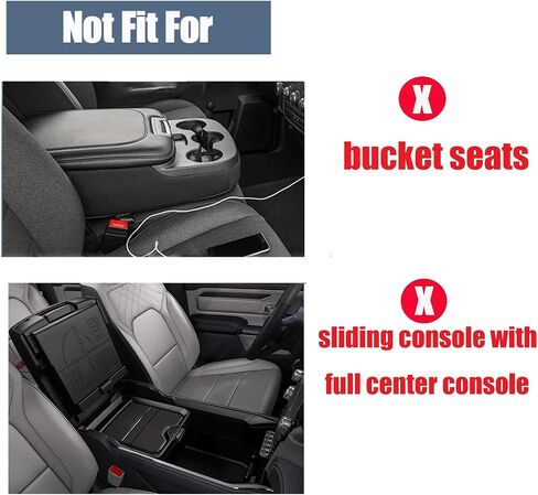 2024 2023 Ram 1500 TRX Center Console Organizer Tray Flocked Liner Storage Box Compatible with 2019 2020 2021 2022 2023 2024 Dodge RAM TRX Truck Accessories 2pcs in Saudi Arabia