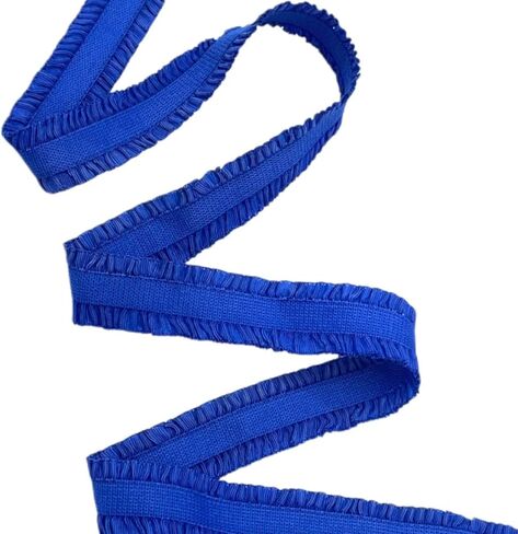 Lmlliang10Yards 0.5inch Elastic Lace Trim, Stretch Cotton Ribbon Soft Frilly Elastic Trim for Sewing, Lingerie,Thongs and DIY Crafts and Sewing Offering(White) in Kuwait