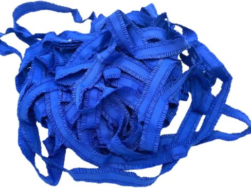 Lmlliang10Yards 0.5inch Elastic Lace Trim, Stretch Cotton Ribbon Soft Frilly Elastic Trim for Sewing, Lingerie,Thongs and DIY Crafts and Sewing Offering(White) in Kuwait