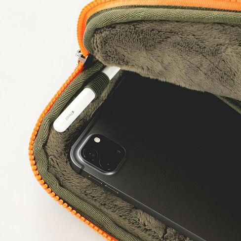 MUZIKTIGER] حافظة كمبيوتر محمول/كمبيوتر لوحي مقاس 12 ~ 14 بوصة، حقيبة iPad - متوافقة مع iPad Pro 12.9 بوصة، MacBook Air وMacBook Pro 13، HP/Dell/Lenovo/Asus/Acer، مع سحابين مزدوجين - نمر كسول in Kuwait