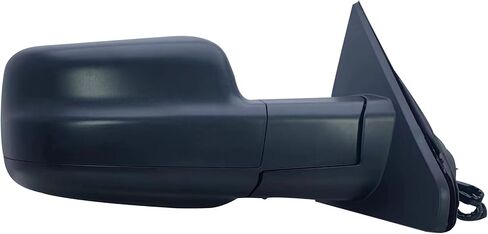 Driver Left Side Door Mirror Power and Heated with Blind Spot Glass Textured Back Cover for RAM 1500 from 2019 to 2024 in Saudi Arabia
