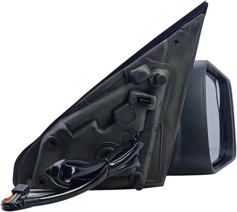 Driver Left Side Door Mirror Power and Heated with Blind Spot Glass Textured Back Cover for RAM 1500 from 2019 to 2024 in Saudi Arabia