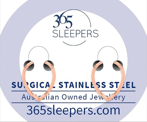 365 Sleepers Surgical Steel 16G 8mm 10mm Tear Drop Hinged Hoop Segment Nose Ring Helix Tragus Septum Unisex Earring Body Piercing Jewelry in Kuwait