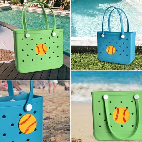 Bogg Bag Accessories Charm for Women Female Beach Bag Sport Accessories for Bogg Bag Charms for Audlts Teen Girls PVC Charms in Saudi Arabia