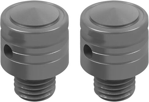 سدادات ثقب مرآة الدراجات النارية العالمية M10 X 1.25 مم سوداء متوافقة مع MSX125 GROM 2022 GROM 125 MSX 125 2013-2022 CNC مسامير ثقب مرآة الدراجة النارية من الألومنيوم (عبوة من 2) in Saudi Arabia