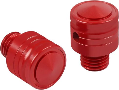 سدادات ثقب مرآة الدراجات النارية العالمية M10 X 1.25 مم سوداء متوافقة مع MSX125 GROM 2022 GROM 125 MSX 125 2013-2022 CNC مسامير ثقب مرآة الدراجة النارية من الألومنيوم (عبوة من 2) in Saudi Arabia