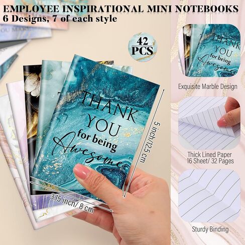 Kosiz 240 Pcs Inspirational Journal and Pen Set Teacher Appreciation Gifts Bulk Motivational Notebooks Thank You Gifts Party Favors for Women Secretary Coworkers Staff Team Nurse Employee in Saudi Arabia