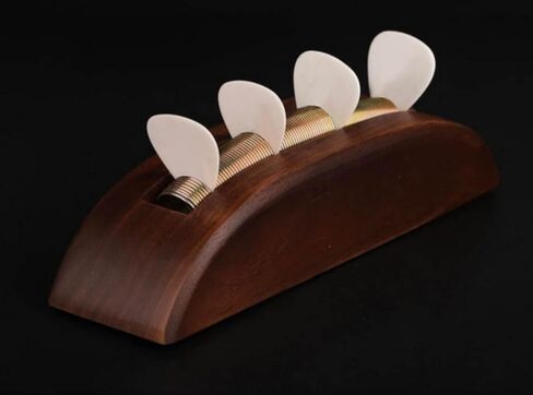 حامل اختيار الجيتار، علبة عرض تخزين اختيار الجيتار لأي سمك، شكل عرض اختيار الجيتار الشخصي in Kuwait