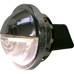 Peterson Manufacturing Peterson 298C LED License Light Round Chrome 1.50" Dia.