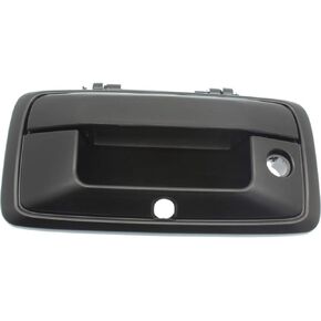 KarParts360 for Chevy Silverado 1500 Tailgate Handle 2016 2017 2018 | Outside | Primed Black | w/Key Hole | w/Cam Hole | All Cab Types | Plastic & Metal | 84016231